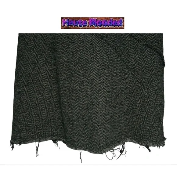 y2k Design Today's Tweed Fray Vintage Suit Punk Dark Academia Steampunk 90s Wool - Picture 6 of 16